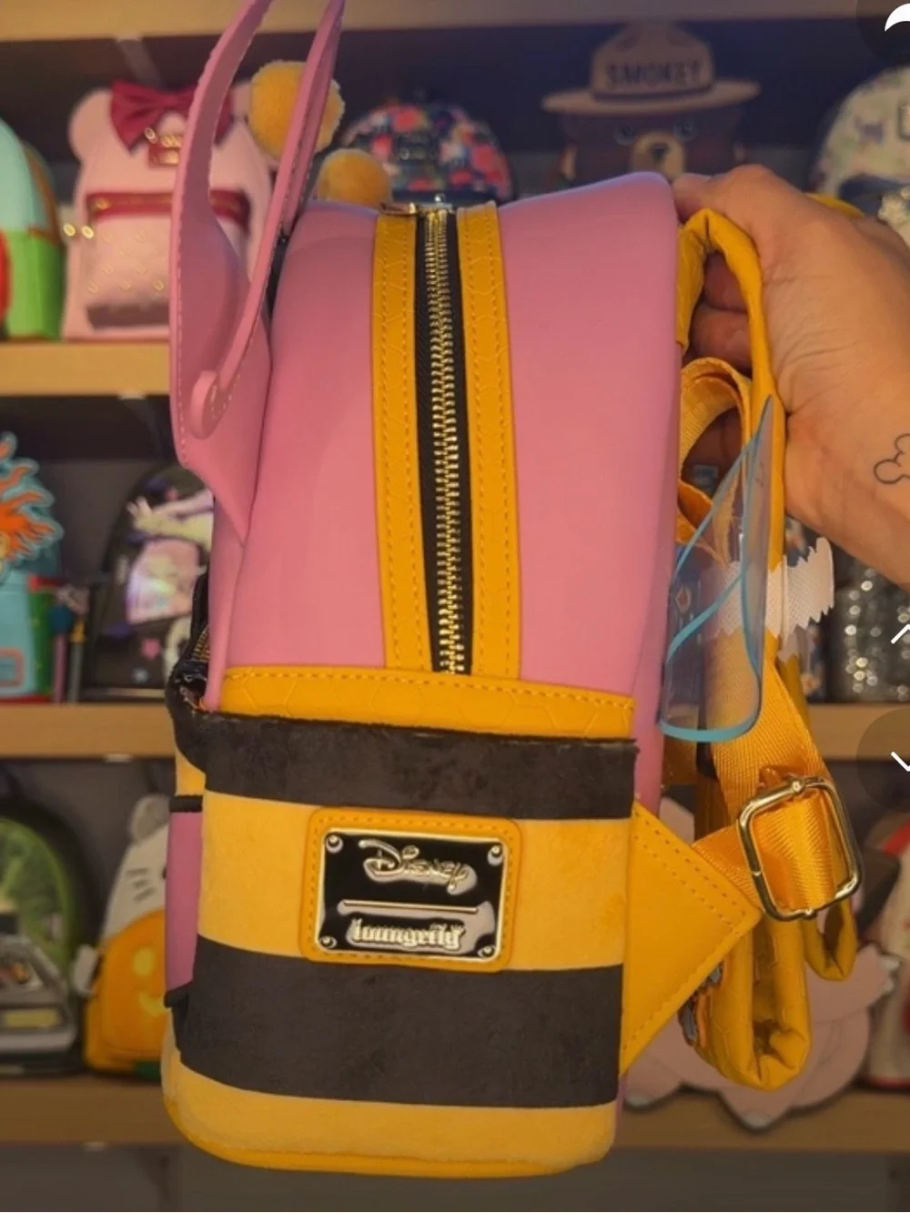 New Loungefly Lilo & Stitch Angel Bumblebee Costume Mini Backpack
